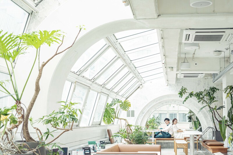 硬い光や柔らかい光、その場の空気とお二人の雰囲気に合う写真を撮影していきます