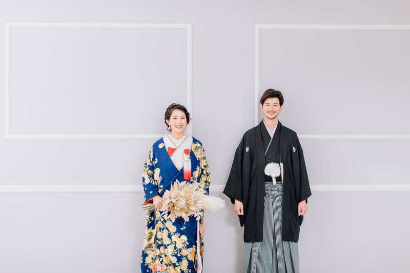 【年内限定¥74,800オフ!】スタジオ&ロケーション(衣裳2着)新婦ヘアメイク+着付+衣裳小物+髪飾り+全データ納品