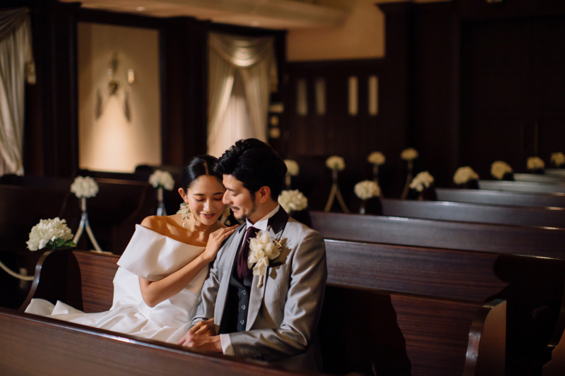 チャペル&スタジオ(衣裳3着)新婦ヘアメイク+着付+衣裳小物+髪飾り+全データ150カット納品