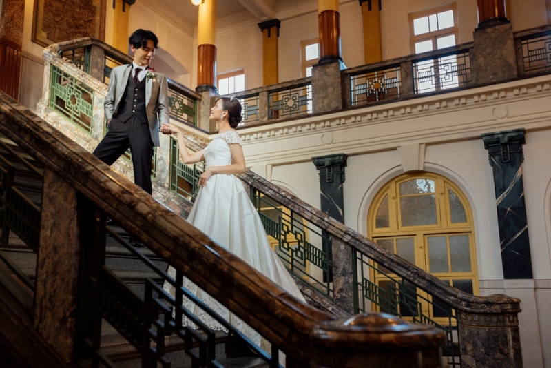 【年内限定¥74,800オフ!】スタジオ&ロケーション(衣裳2着)新婦ヘアメイク+着付+衣裳小物+髪飾り+全データ納品