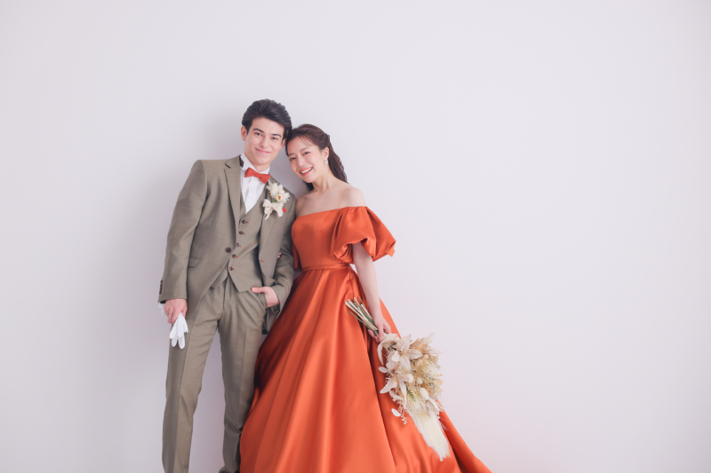 チャペル&スタジオ(衣裳3着)新婦ヘアメイク+着付+衣裳小物+髪飾り+全データ150カット納品