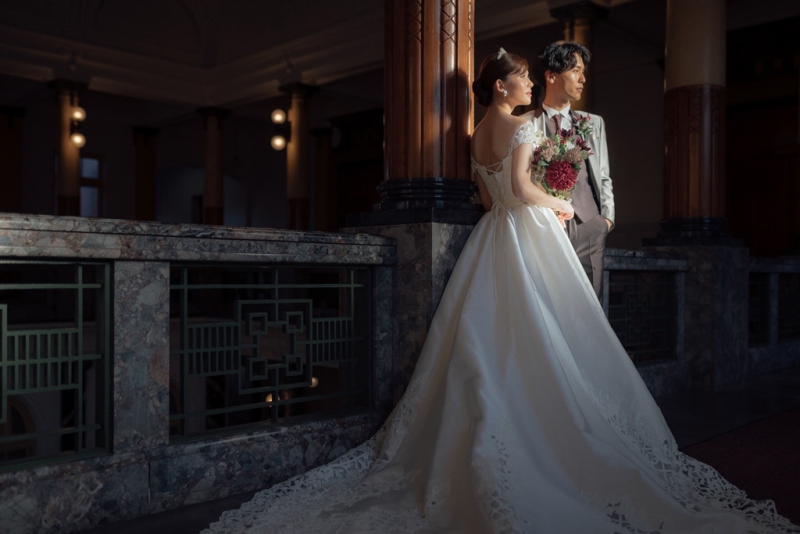 【屋外ロケーション】市政資料館(衣裳1着)新婦ヘアメイク+着付+衣裳小物+髪飾り+全データ150カット納品