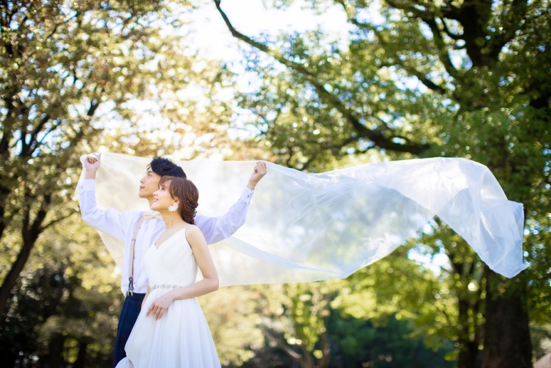 【庄内緑地公園ロケ】(衣裳1着)新婦ヘアメイク+着付+衣裳小物+髪飾り+全データ150カット納品