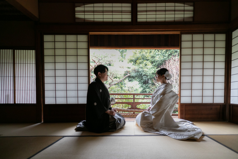 【東山荘ロケ】(衣裳1着)新婦ヘアメイク+着付+衣裳小物+髪飾り+全データ150カット納荘