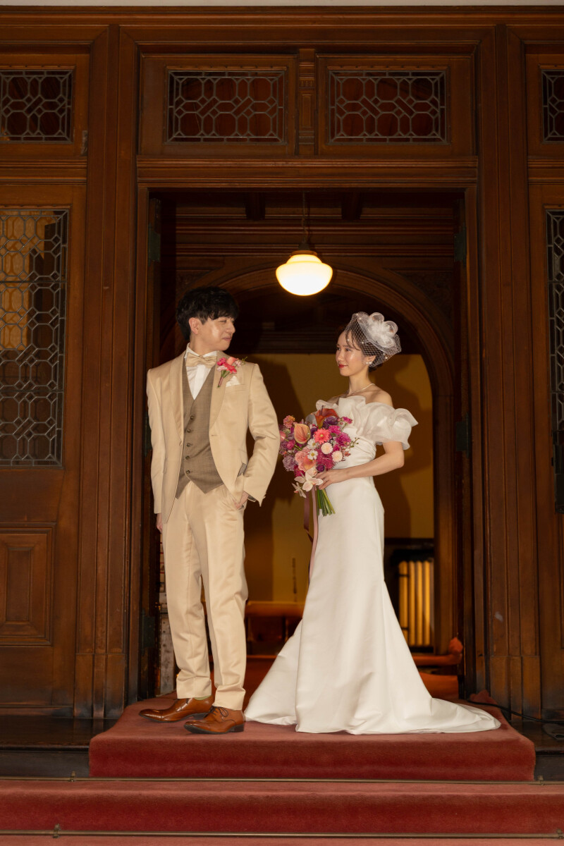 建物のなかでの撮影