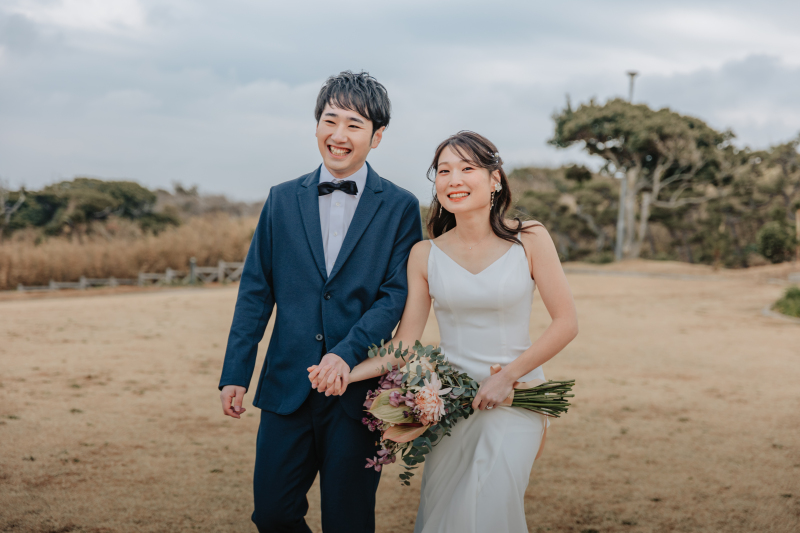公園で撮影スタート