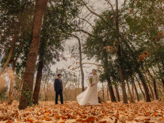 大泉緑地公園で愛犬と前撮り！