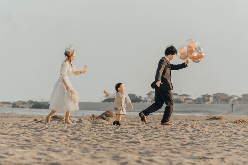 みんなでパパのところまで走ります☺