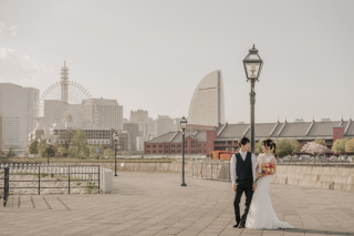 みなとみらいでおしゃれな前撮りを