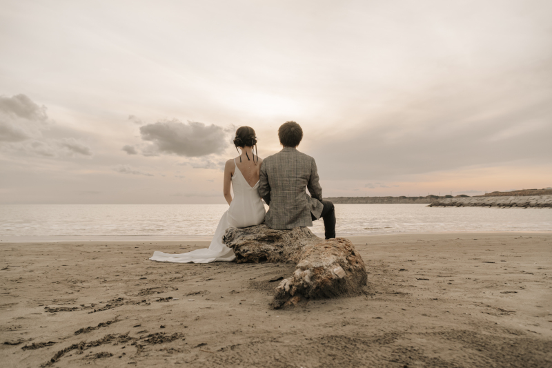 海×ふたりだけの時間。千葉の穴場スポットで前撮り！