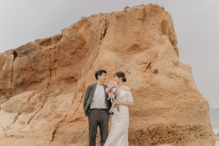 奈多海岸でワンちゃんと撮影！