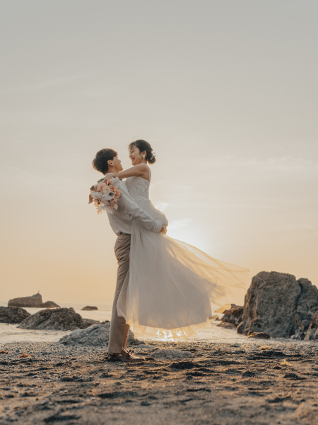 夕焼けをバックに☺︎