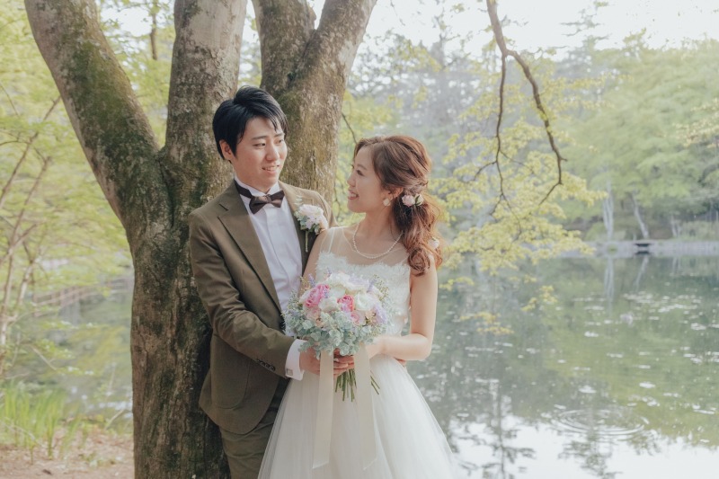 写真からお二人の幸せそうな笑顔が溢れ出ています☺