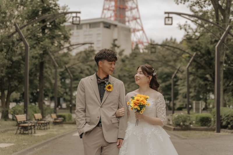 公園内を散策しながら♪