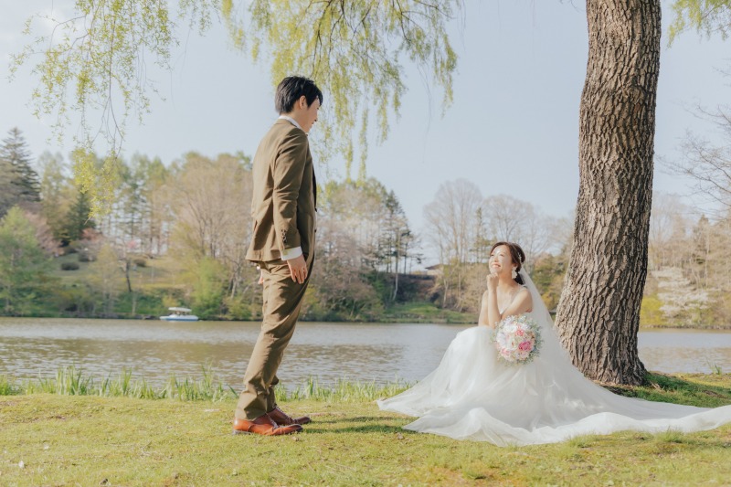 緑とお花で華やかに✦