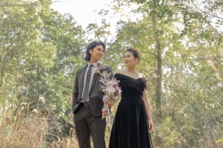 緑が増えてきて華やかな撮影♪