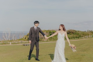 新緑の中で撮影**