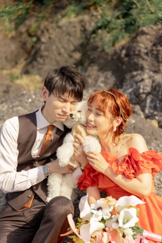 ドレスチェンジをしてイメージをガラッと変えます！