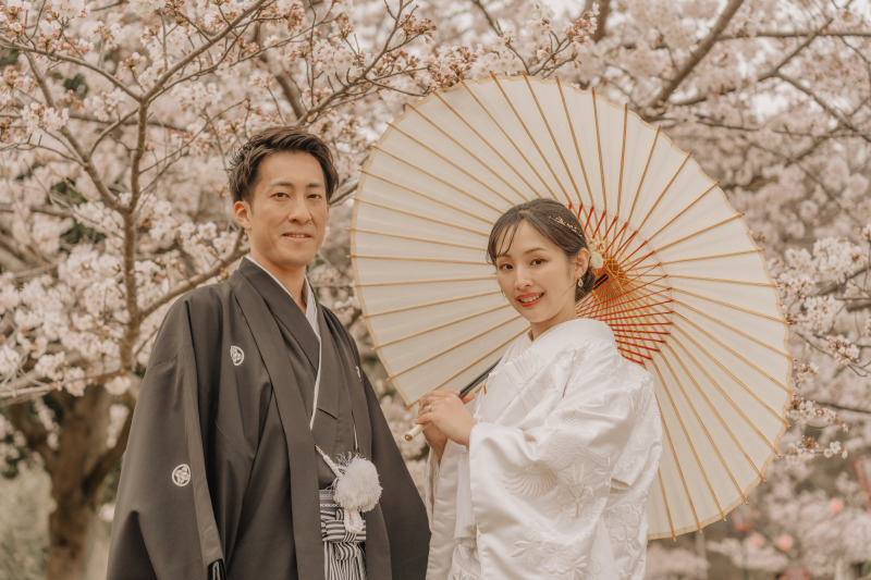 和装×桜の美しすぎる前撮り!