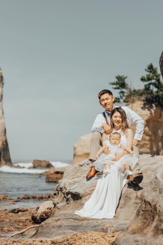 お子様と一緒に撮影☺