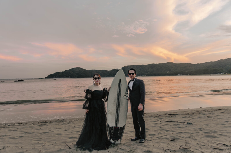 サンセット越しに♡