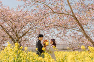 春らしさ全開の前撮り撮影！