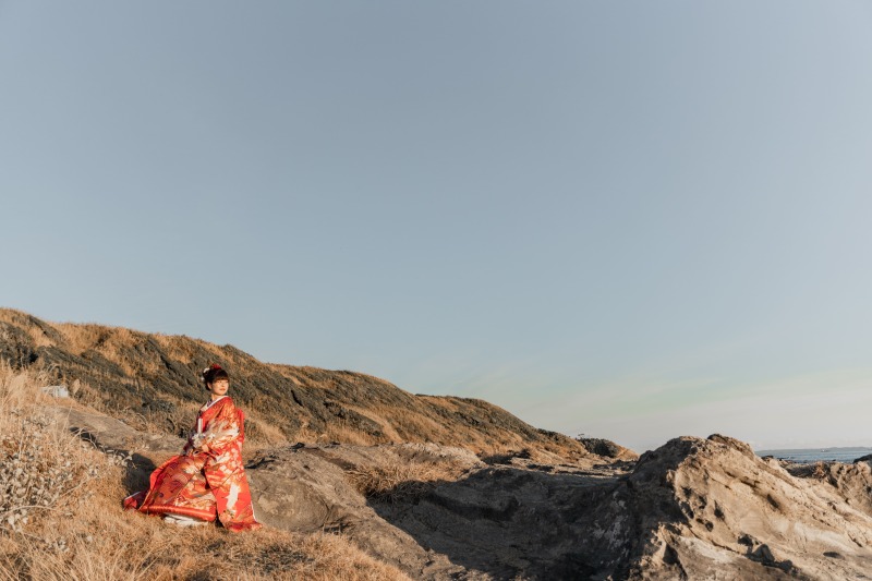 和装でもソロウェディングの撮影可能☺