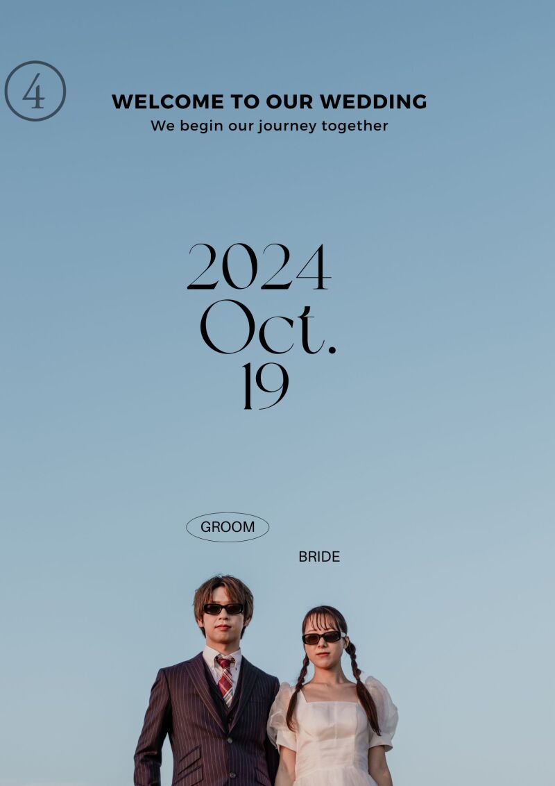 THE STORY WEDDING _ウェルカムボードを作れる