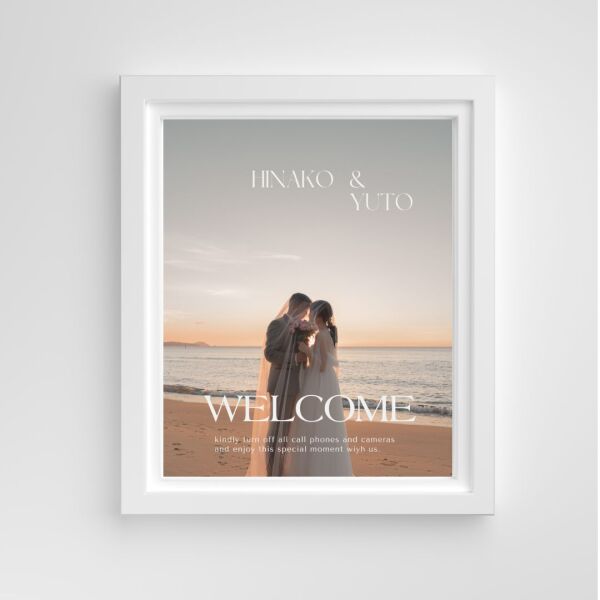 THE STORY WEDDING _ウェルカムボードを作れる