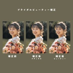 【ブライダル写真補正/ソフト】15枚