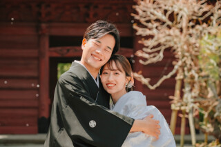 お好きなロケーションで叶える和装前撮り。 選べる色味で自分らしい一枚を残せる人気プランです♪