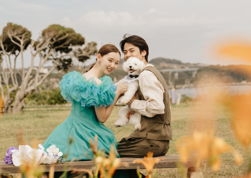 【今大人気のフォトウェディングプラン♪】大切な家族(ペット)と一緒に撮影ができる!!☆フォト&ムービー&ヘアメイクプラン☆