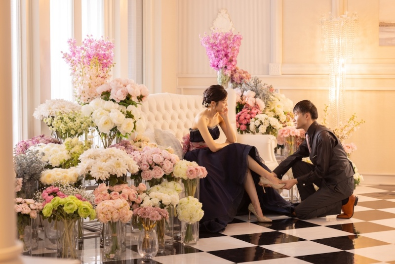 フラワーソファー