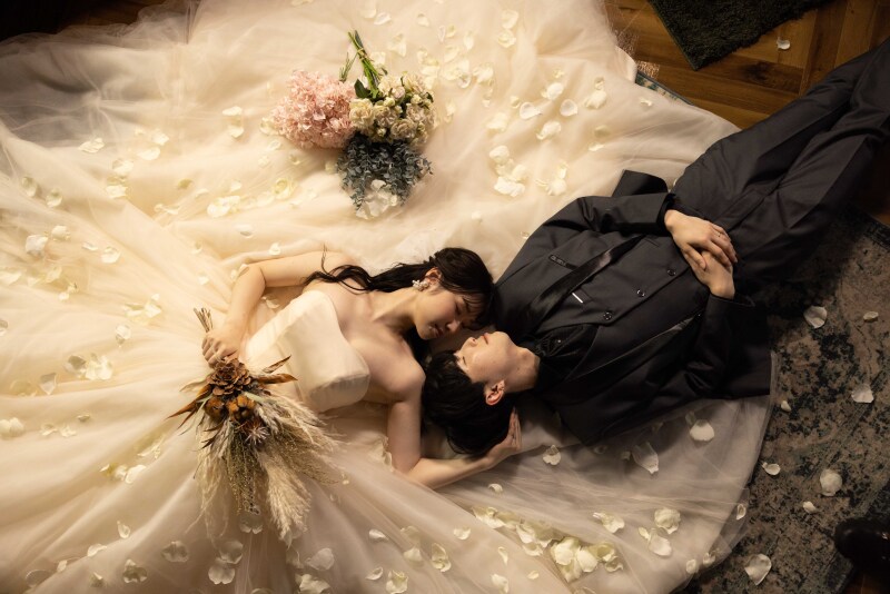 寝転びショット