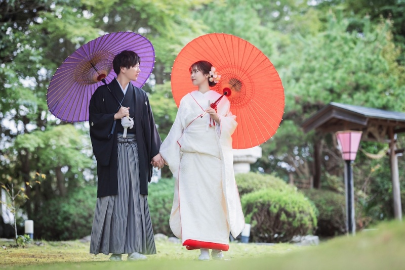 庭園ロケーション ~番傘~