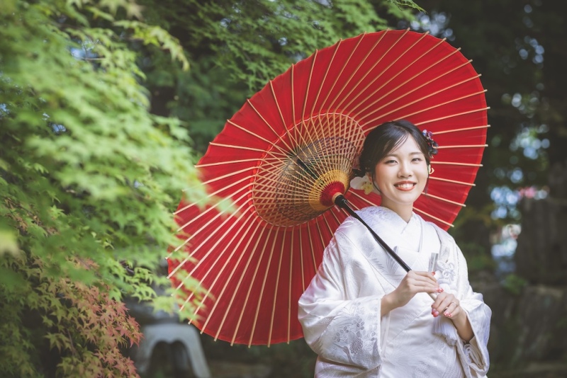 白無垢 〜庭園ロケーション〜
