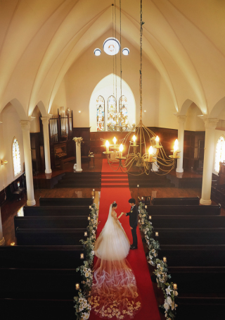 【チャペル撮影プラン】　　　　　　　　　　　　　　　　　　　　　　聖タリアセン教会撮影追加10P撮影カットプラン