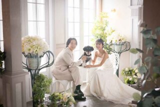 ペット撮影大切なご家族との撮影