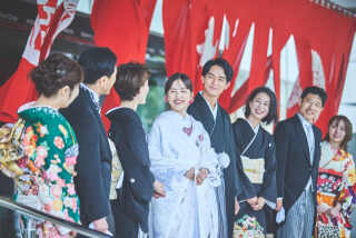 参列振袖着付け