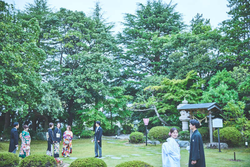 【ロケーション 庭園・神殿撮影プラン】和装1着 10ページアルバム アルバムデータ付き♪