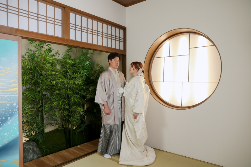 緑の映える庭園