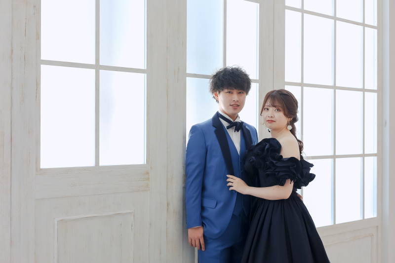 カラードレスにチェンジ