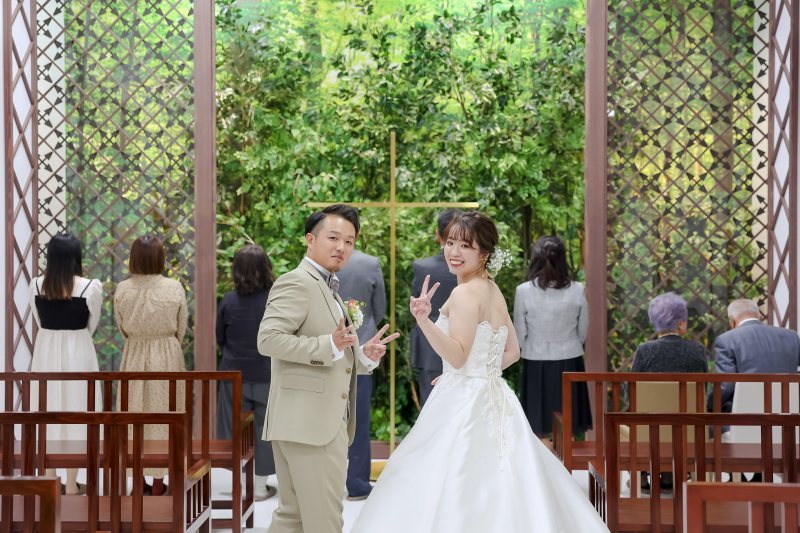 【洋装スタジオ】おふたりと、大切なご家族さまと過ごす1日