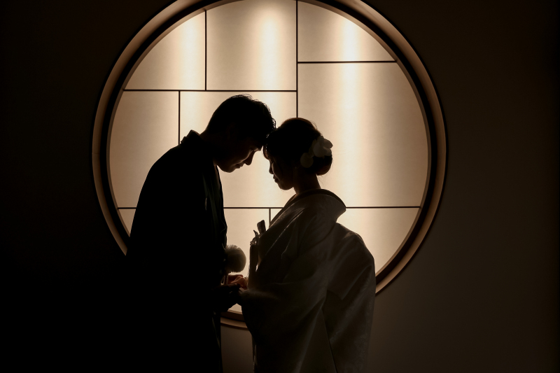 シルエットで・・・