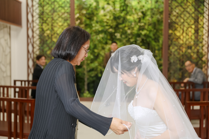 最後の身支度を