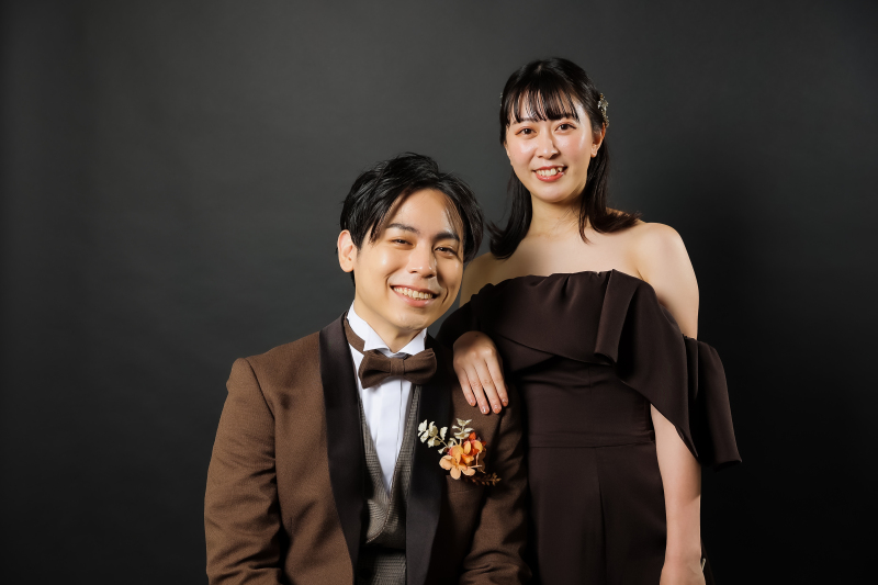 お二人の笑顔も