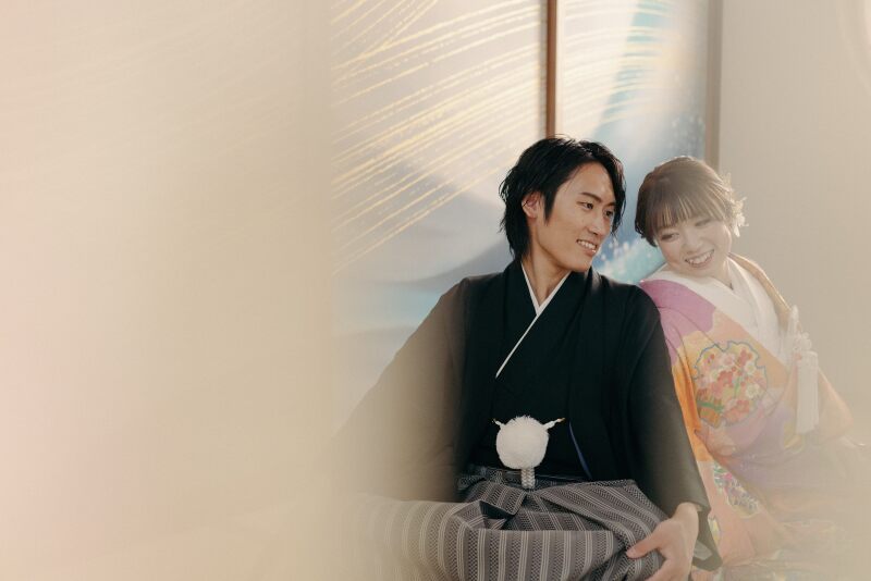 和室の中を覗くと