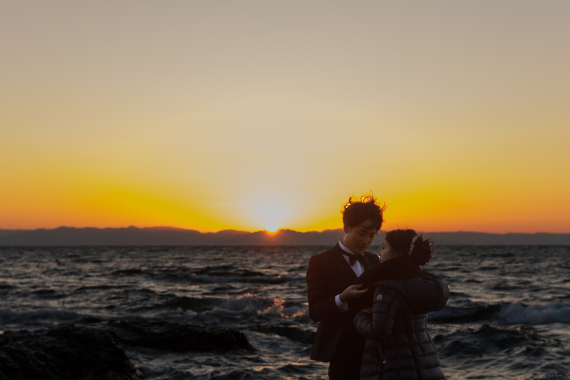 新婦様を温めてくださる優しい新郎様