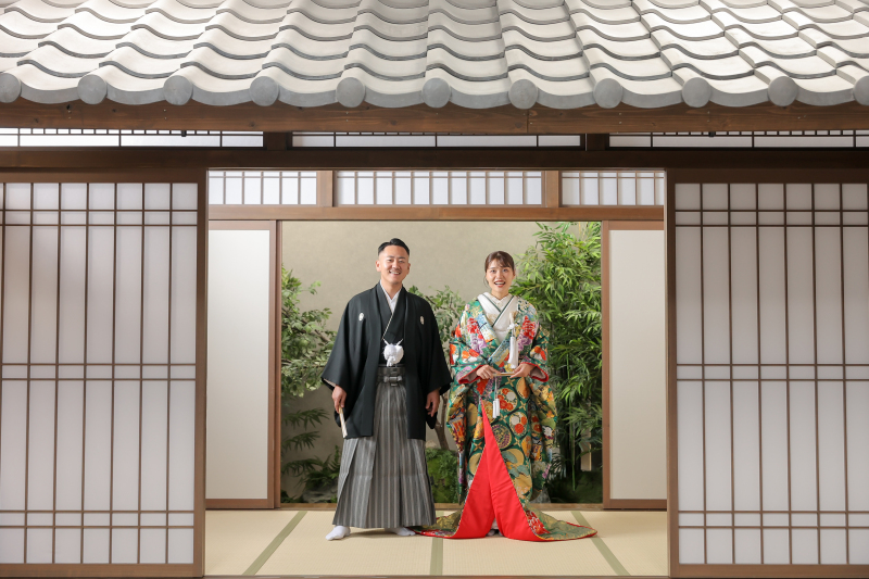 和装で迎える晴れの日