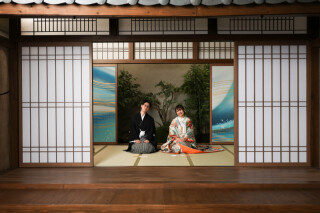 【和装スタジオプラン】まるでロケーション？！名古屋イチの屋内庭園